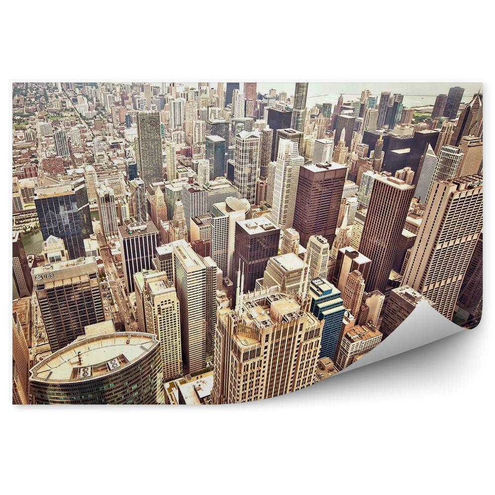 Decor fototapet Vedere Aeriană A Zgârie-Norilor Din Chicago