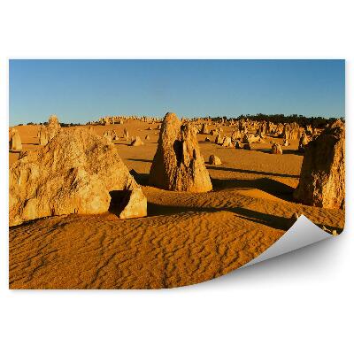 Fototapet pentru perete Rocks Desert Nambung Cer