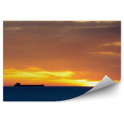 Decor fototapet Nava Mare Apus De Soare Ocean