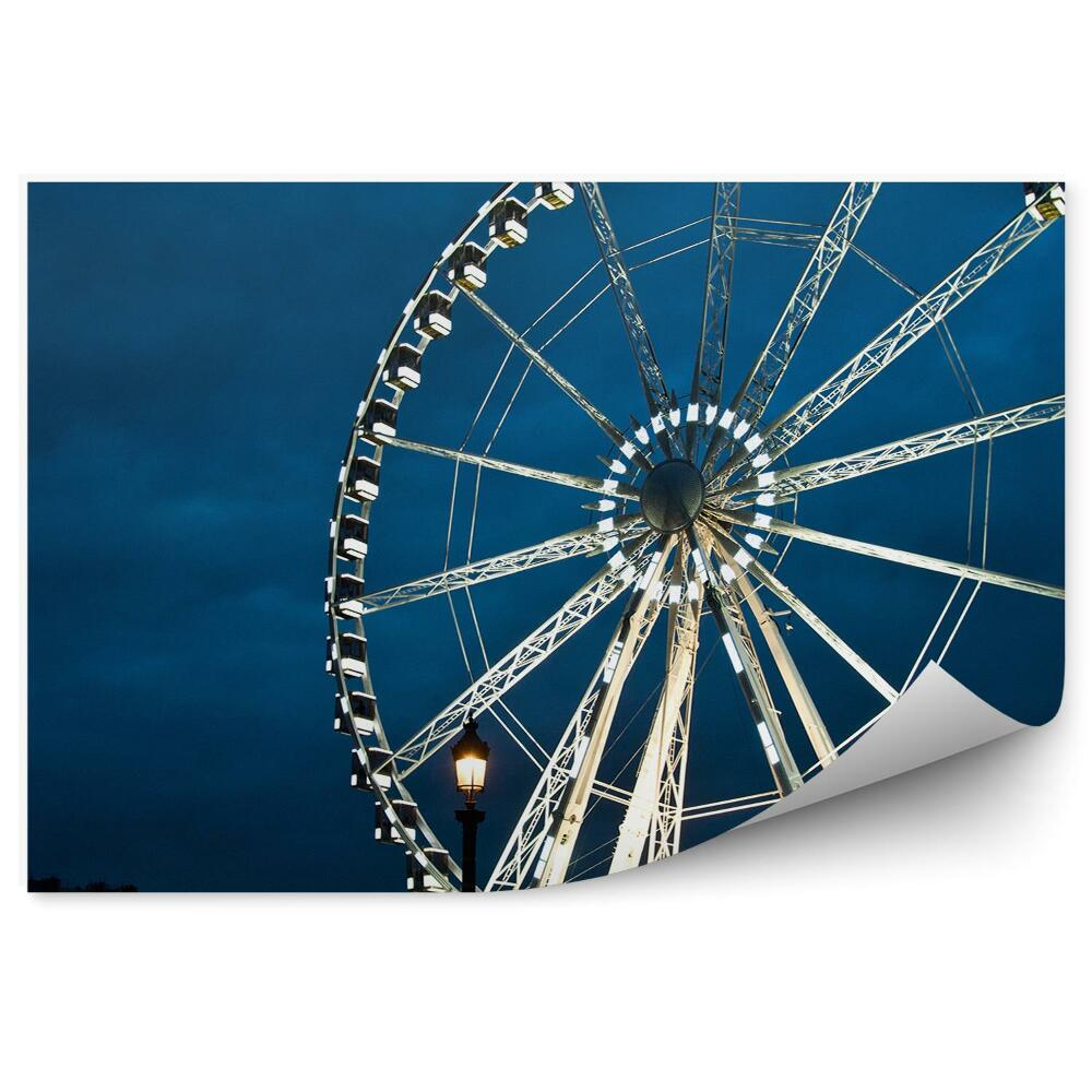 Fototapet perete Ferris Roata Paris Lumini