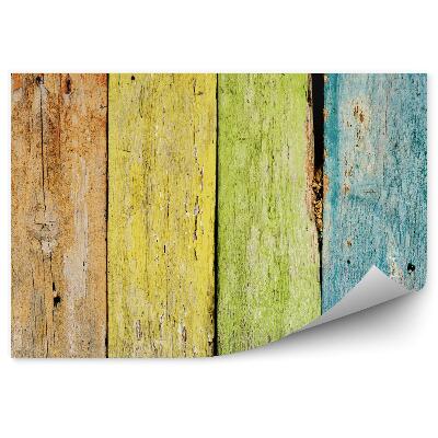 Fototapet perete Vechi Gard Curcubeu Din Lemn