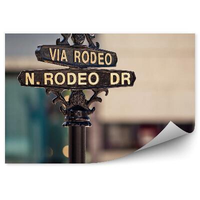 Fototapet perete Semnul stradal al orașului