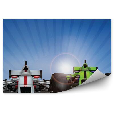 Fototapet pentru perete Mașină colorată de Formula 1 rutier