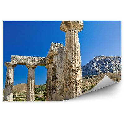 Fototapet pentru perete Ruinele templului din Corint, Grecia