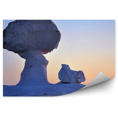 Fototapet perete Peisaj Al Apusului De Soare Al Deșertului Alb Egipt