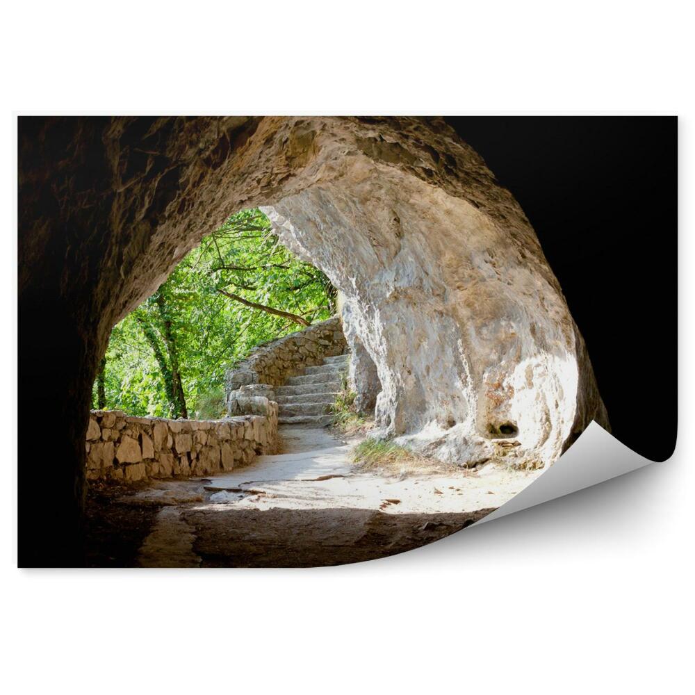 Fototapet perete Tunel În Lacurile Plitvice - Croația.