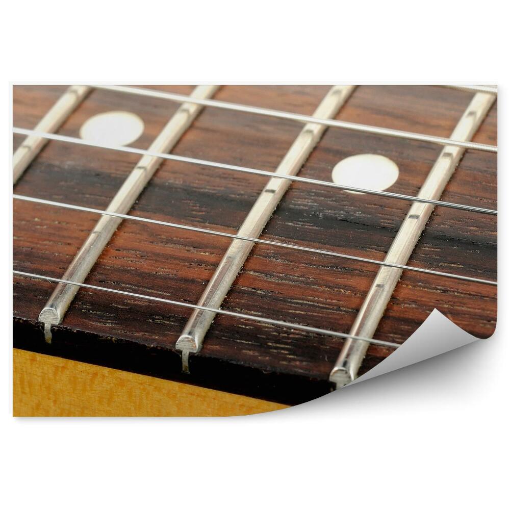 Fototapet Prim-Plan Cu Corzi De Chitară Electrică