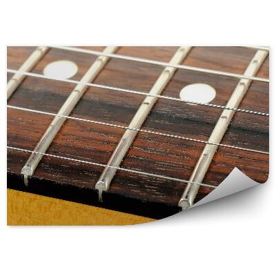 Fototapet Prim-Plan Cu Corzi De Chitară Electrică