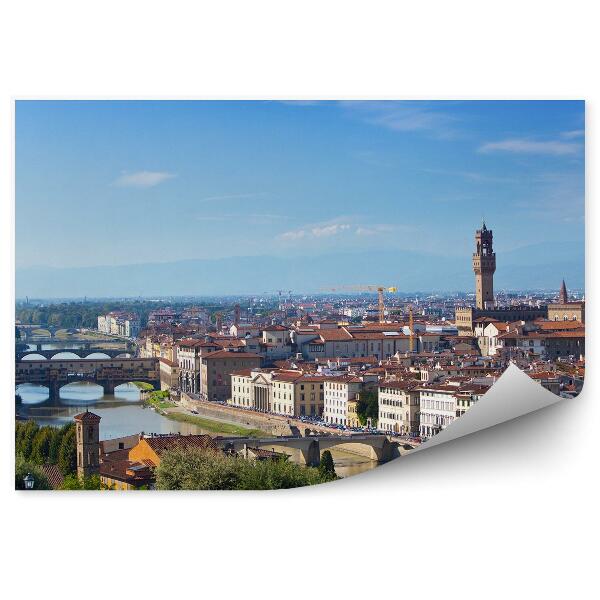Fototapet pentru perete Aurarii Pod Râu Clădiri Râu Florence