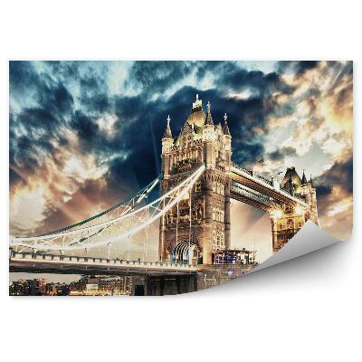 Fototapet pentru perete Culori frumoase culori faimos pod celebru uk