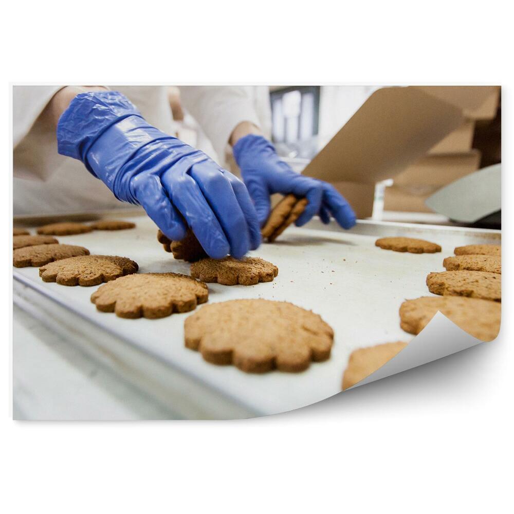 Fototapet pentru perete Producția de produse de patiserie în fabrică