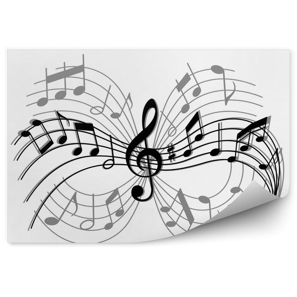 Decor fototapet Compoziție Muzicală Abstractă 