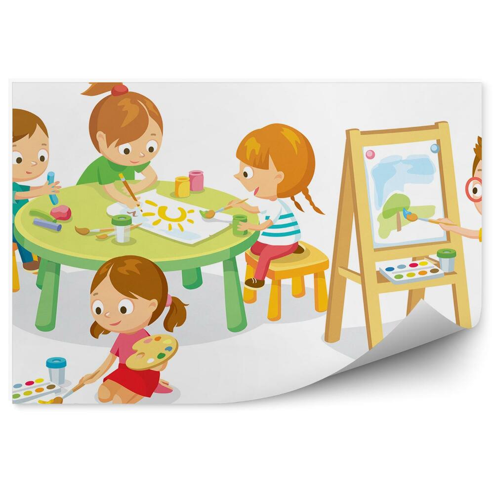 Fototapet vintage Culori arta arta pictează creativitatea