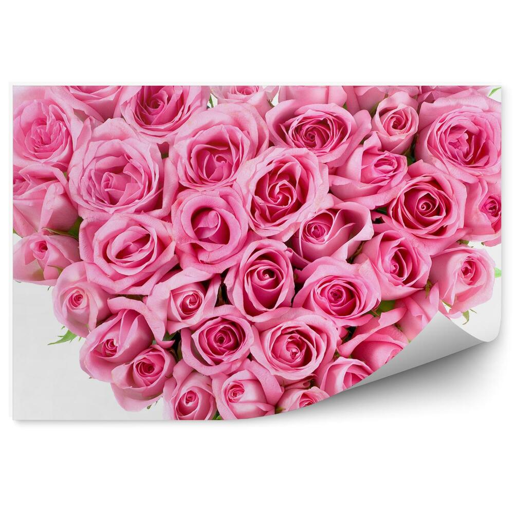 Decor fototapet Inima flori de trandafir