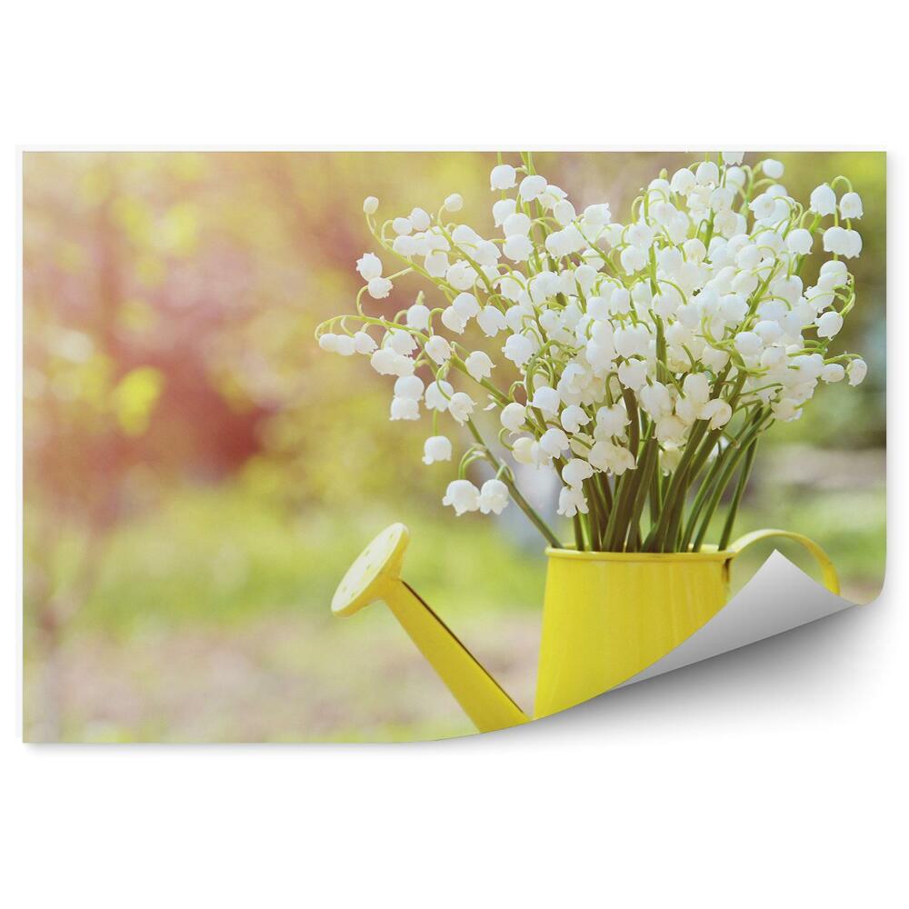 Decor fototapet Un buchet de crini într-o cutie de apă