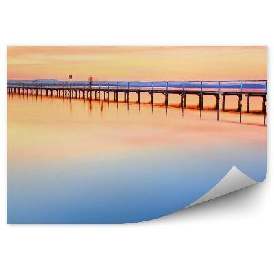 Fototapet vintage Frumos Uimitor Apus De Soare Ocean Dig Australia