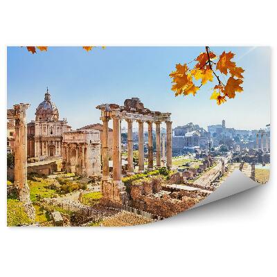 Fototapet perete Vedere de toamnă a ruinelor romane