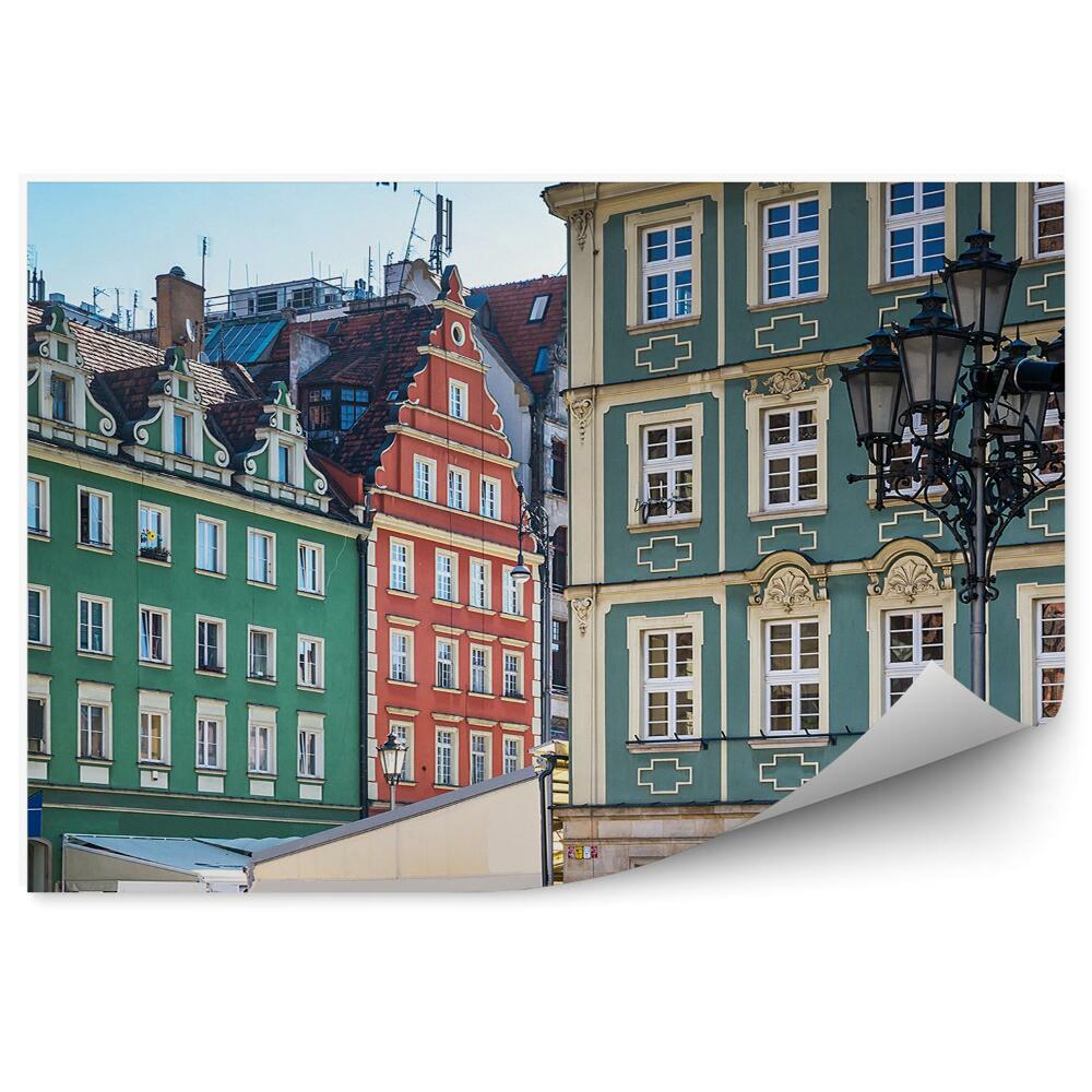 Fototapet vintage Lampă Din Orașul Vechi Wroclaw