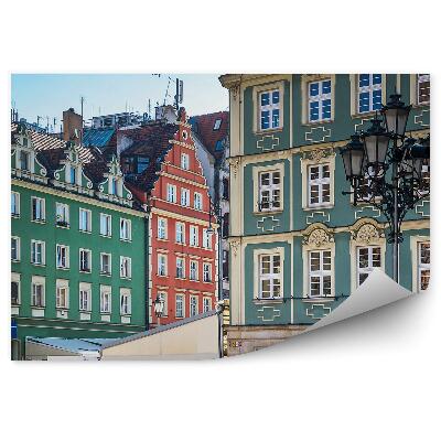 Fototapet vintage Lampă Din Orașul Vechi Wroclaw