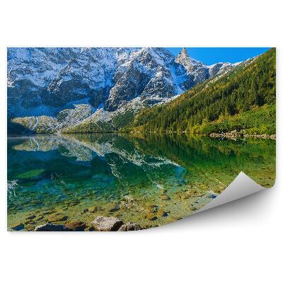 Fototapet vintage Morskie Oko În Munții Tatra