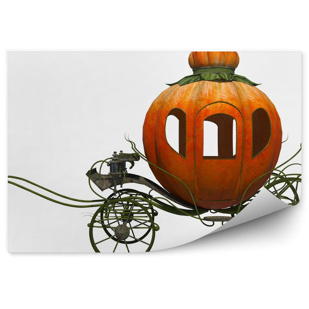 Fototapet Cărucior de dovleac