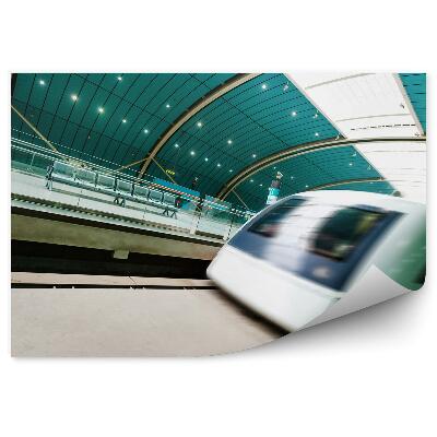 Fototapet perete Transportul stației de conducere a traficului feroviar