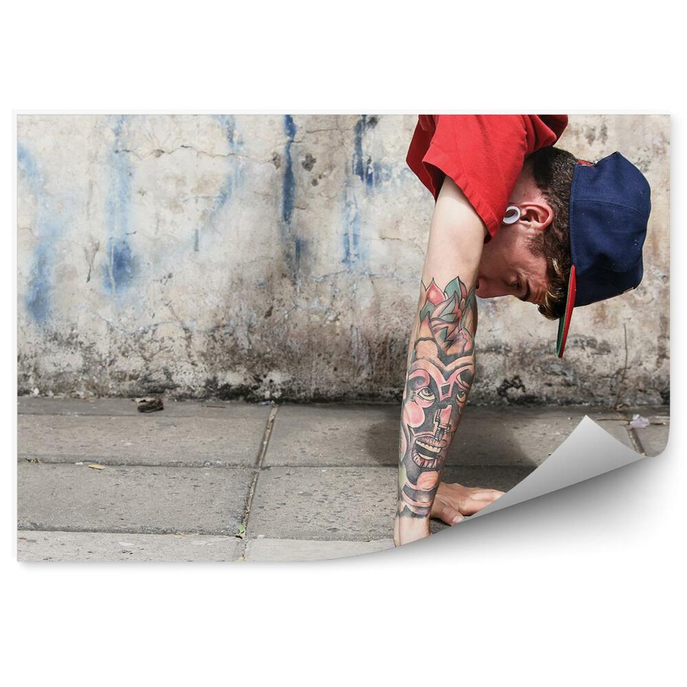 Fototapet pentru perete Prim-plan al unui dansator de breakdance