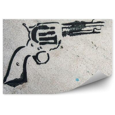 Fototapet Revolver Graffiti