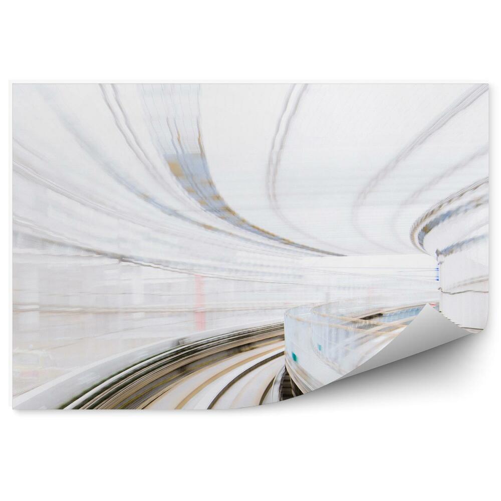 Fototapet perete Traficul Tunelului Feroviar Japonez