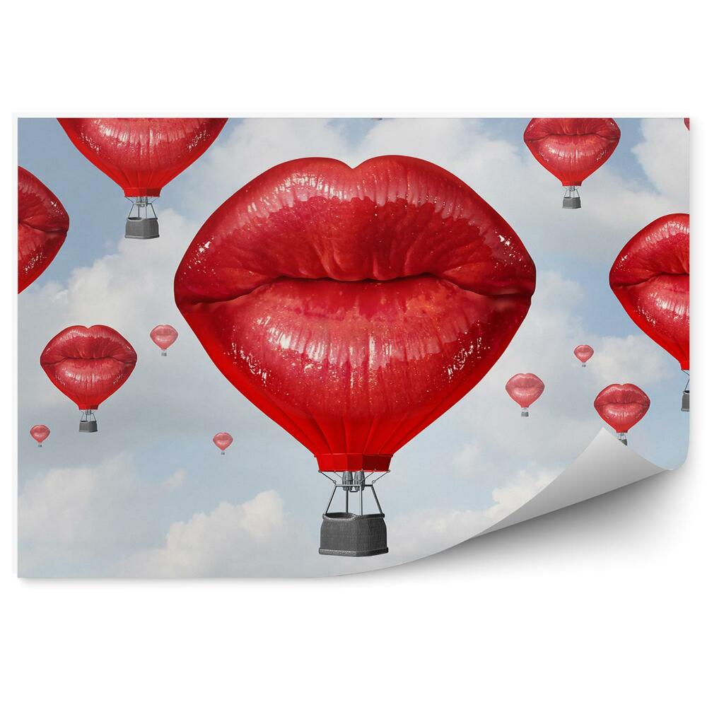 Fototapet perete Buzele baloanelor iubesc abstracția