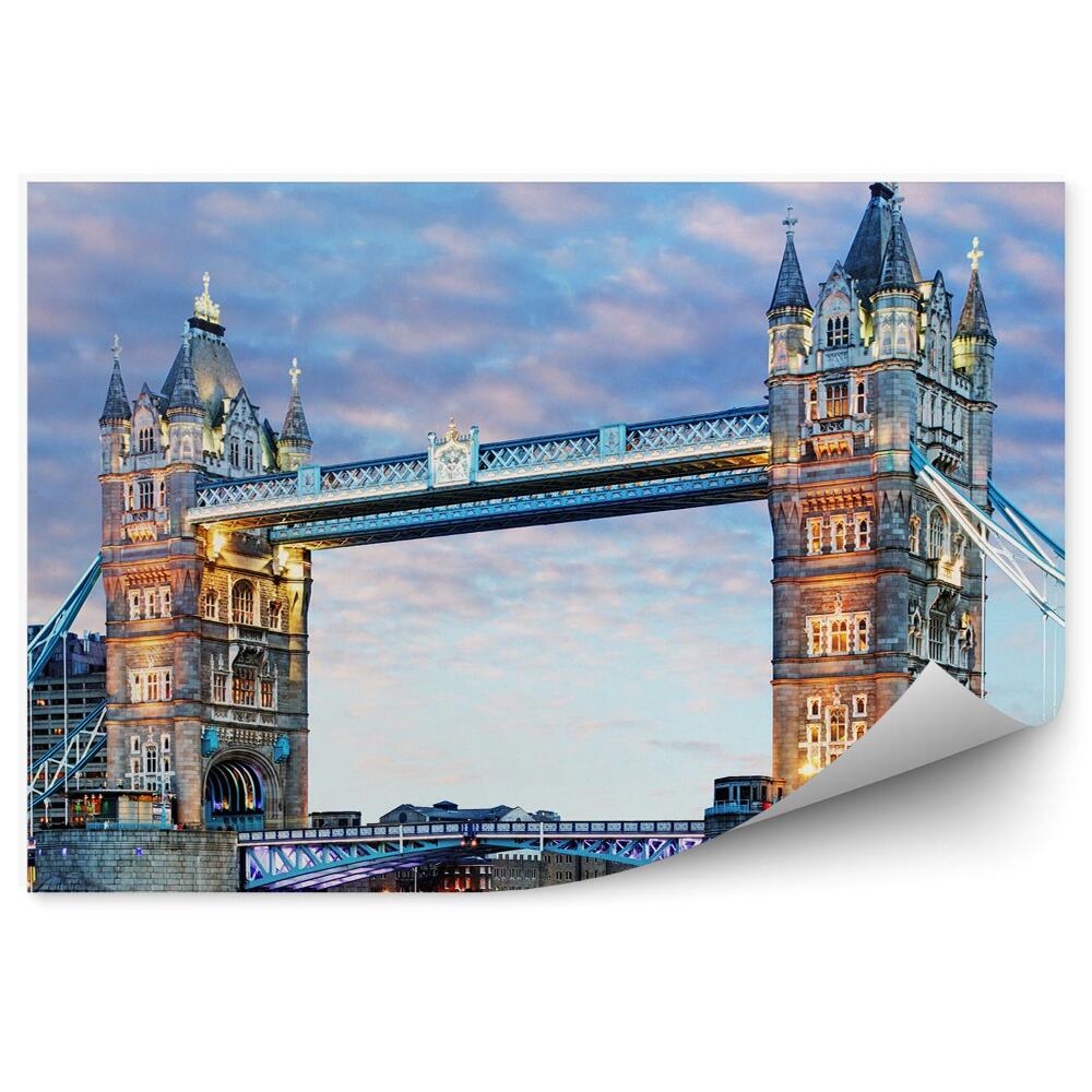 Fototapet perete Tower Bridge iluminat