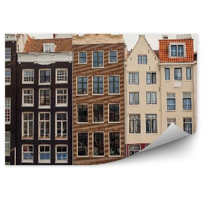 Fototapet Fațade curbate ale clădirilor Canal venețian