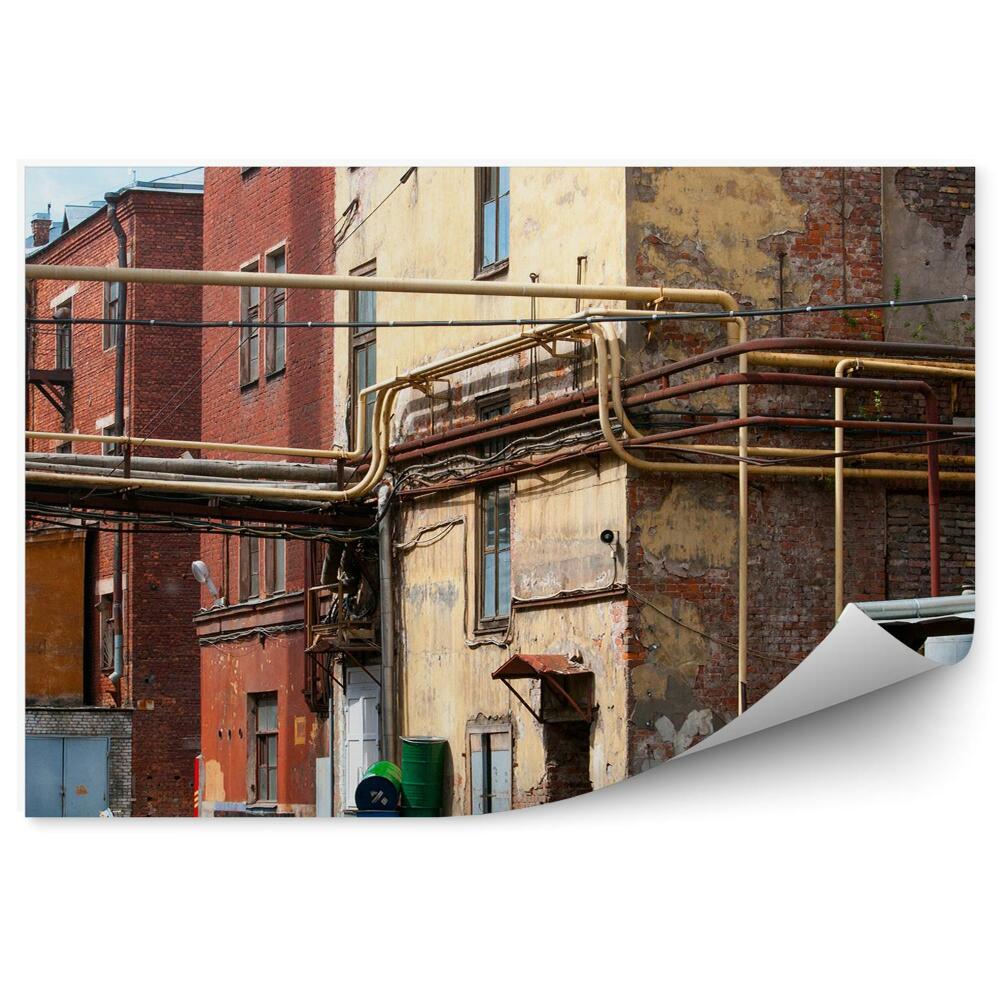 Decor fototapet Clădiri ale fabricii de țevi