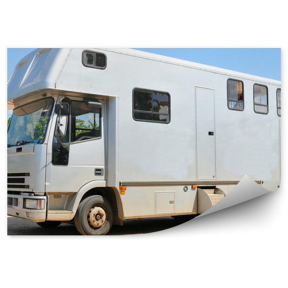 Fototapet Căruță trasă de cai