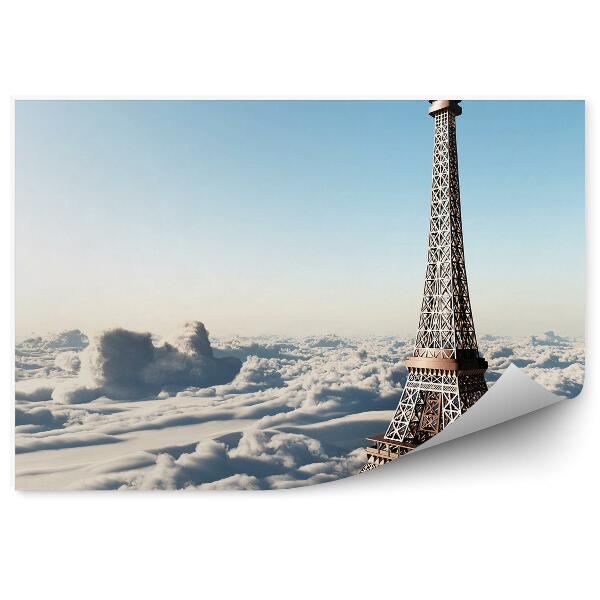 Fototapet pentru perete Turnul Eiffel Nori Cer Paris