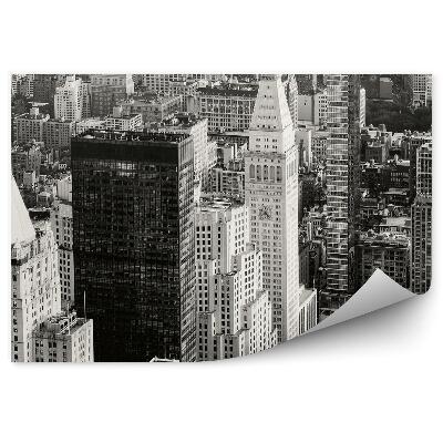 Decor fototapet Arhitectura orașului New York alb-negru