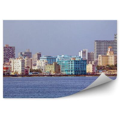 Fototapet perete Cladiri Mare Cer Havana Cuba
