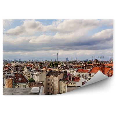 Fototapet Orașul Berlin Panoramă Clădiri Cer Nori