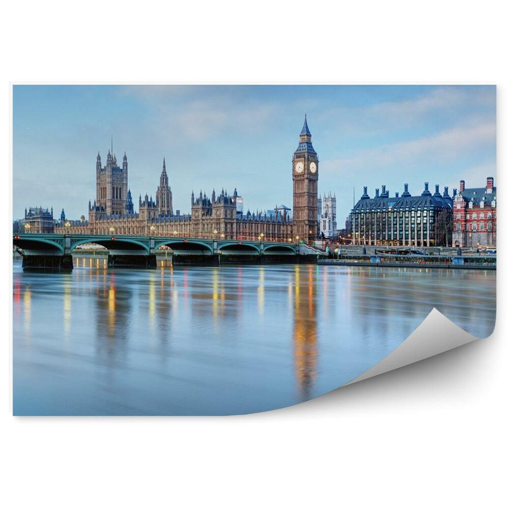 Fototapet Londra Big Ben Și Parlamentul Anglia Marea Britanie