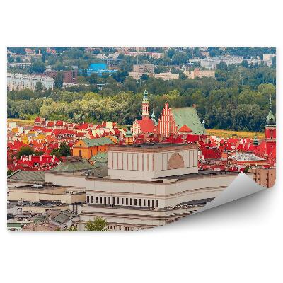 Decor fototapet Vedere La Vechiul Oraș Modern Varșovia