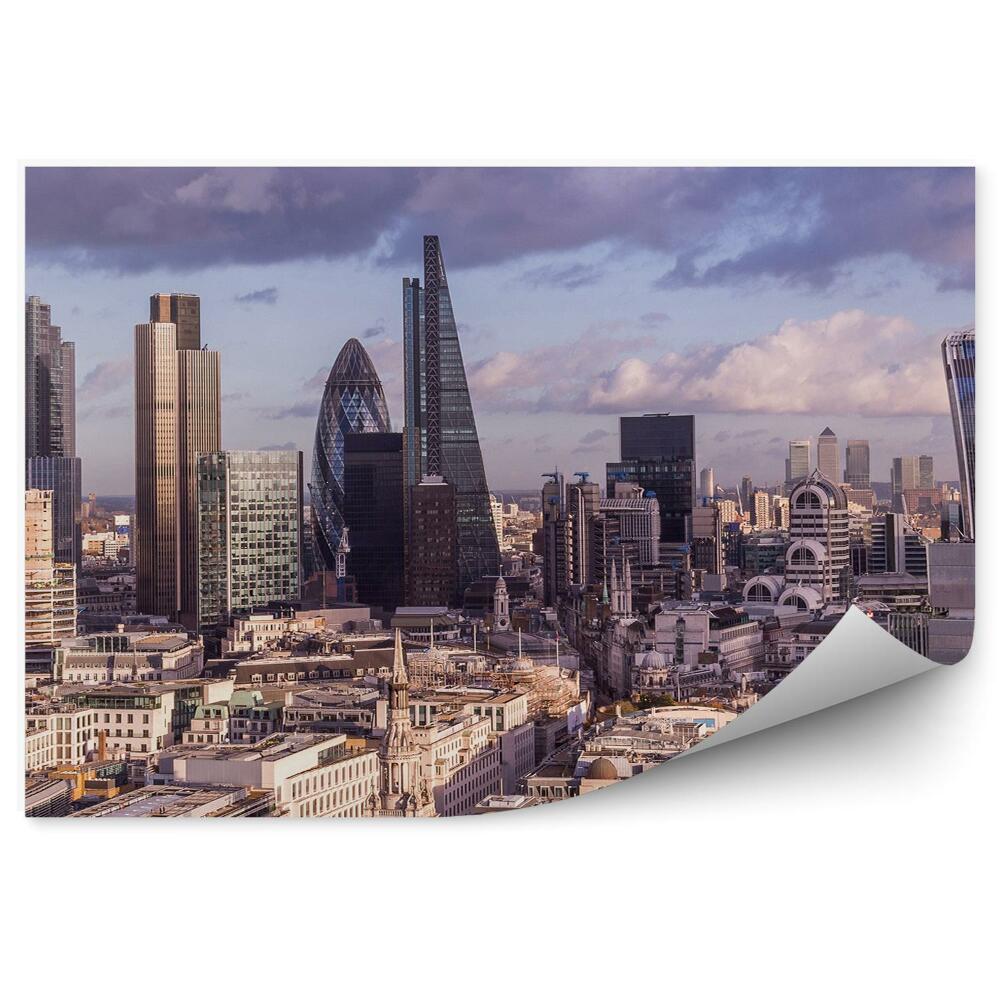 Decor fototapet Clădiri Zgârie-Nori Cer Nori Londra