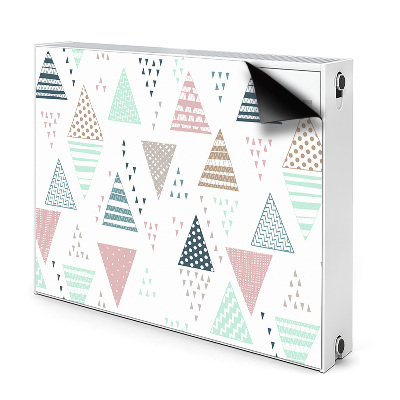 Tapis magnétique pour radiateur Triunghiuri Desenate