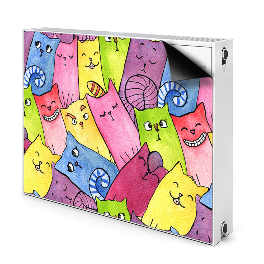 Couvercle magnétique du radiateur Pisici Fericite