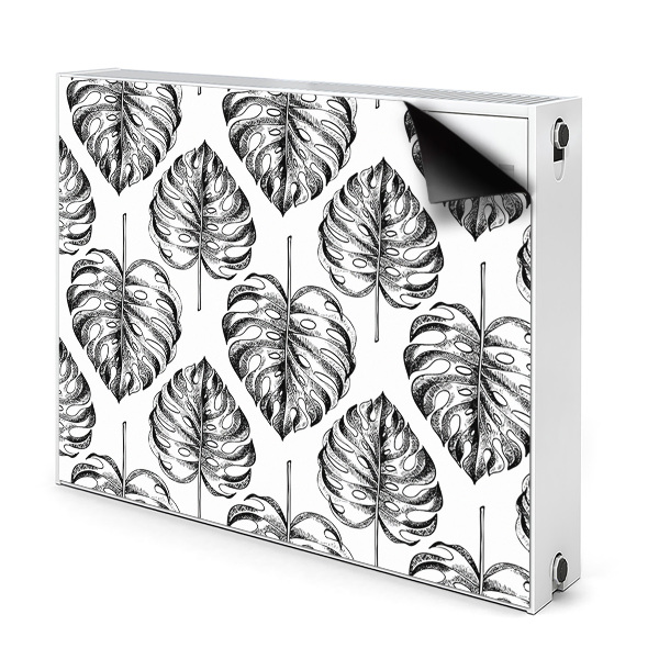 Décoration radiateur Monstera