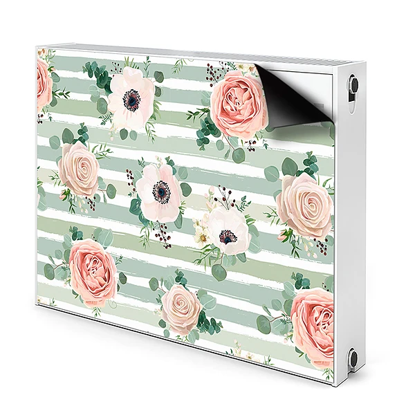 Cache radiateur déco Trandafiri Cu Dungi