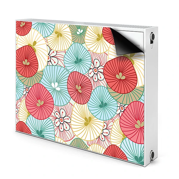 Tapis de radiateur décoratif Model Floral