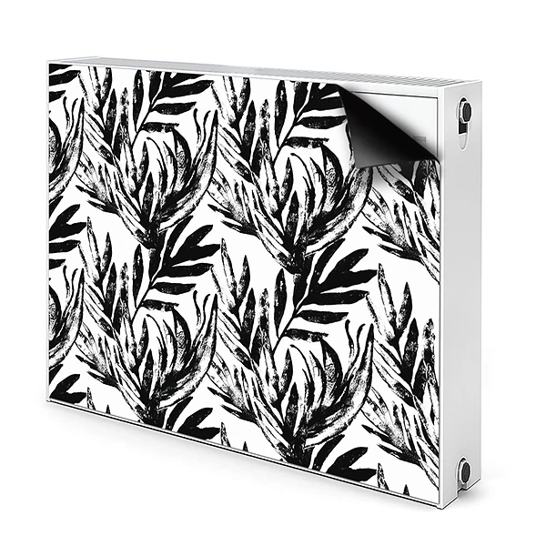 Décoration radiateur Monstera Neagră