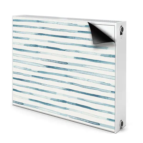 Déco cache radiateur Linii Albastre