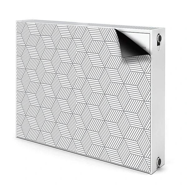 Tapis magnétique pour radiateur Cuburi 3D Gri