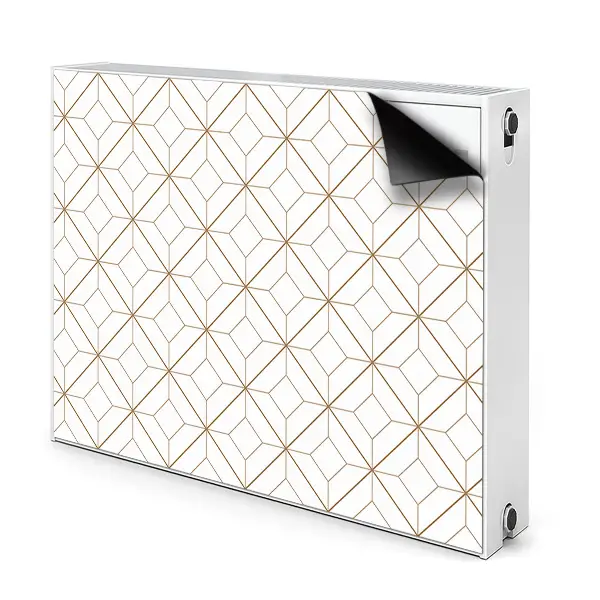 Couvercle magnétique du radiateur Romburi Geometrice